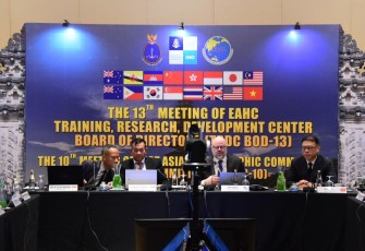 Pertemuan internasional "The 10th Meeting of East Asia Hydrographic Commission Steering Committee" (EAHC SC10) di Hotel Courtyard by Marriot Nusa Dua, Bali, Rabu (06/03)