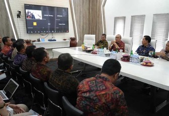 Sekretaris Jenderal Kementerian ATR/BPN, Suyus Windayana dalam kunjungan kerja di Kota Denpasar