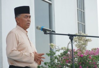 Bupati Natuna Menjadi Inspektur Upacara di Hari Lahir Pancasila 