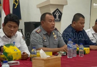 Kantor Komisi Pemilihan Umum (KPU) Kota Binjai menggelar bimbingan teknis (Bimtek) bagi anggota Kelompok Penyelenggara Pemungutan Suara (KPPS) yang akan bertugas dalam pelaksanaan Pemilu di Lapas Binjai, Selasa (13/02/2024)