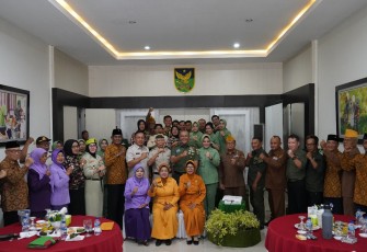 Korem 041/Gamas Gelar Komunikasi Sosial Dengan Keluarga Besar TNI