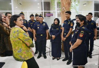 Menkeu Sri Mulyani Indrawati saat berada di wilayah Subang, Cirebon, Indramayu, Majalengka, dan Kuningan (Suciayu Majakuning).