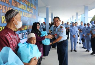 Bakti Sosial Jelang HUT Ke-78 TNI AU Wujud Kesetiakawanan