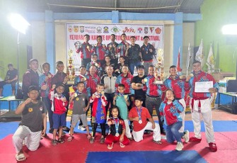 Atlet Karate Kodam XIV/Hasanuddin kembali menorehkan prestasi di ajang pekan olahraga Kejuaraan Karate PEWARTA (Persatuan Wartawan Turatea) Cup 2024 yang berkolaborasi dengan Federasi Olahraga Raga Karate-Do Indonesia (FORKI) Jeneponto, yang dilaksanakan pada tanggal 23 hingga 25 Februari 2024, di Gedung Olah Raga (GOR) Pemuda, Jl. Pahlawan, Kota Jeneponto. Minggu, (25/02/2024)