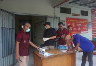 Lapas Cilegon Laksanakan Tes Urin Rutin pada WBP