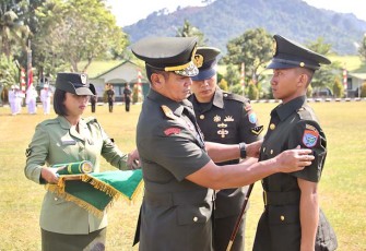 Pangdam Tanjungpura saat Lantik Prajurit Bintara TNI AD TA 2023
