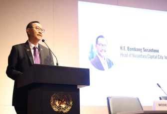 Kepala Otorita IKN Bambang Susantono, Kamis (22/02/2023) di United Nations Conference Center, Bangkok, Thailand.