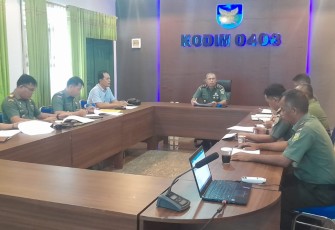 Sidang Pankar UKP Kodim 0408/BS 