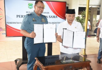 Penandatanganan Perjanjian Kerjasama (PKS) dengan Pemerintah Kabupaten Malang, bertempat di Peringgitan Pedopo Agung Kabupaten Malang, Rabu (03/01).