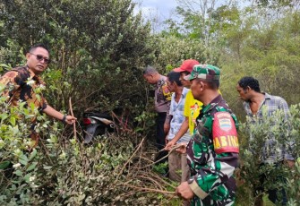 Sepeda Motor hilang ditemukan di semak - semak manfaat dari sambang Desa