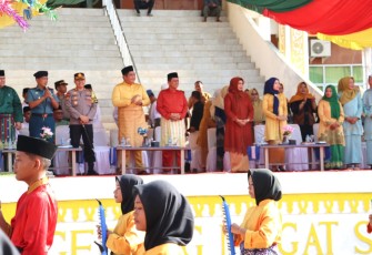 Lebih Dari 4000 Peserta Meriahkan Pawai Ta'aruf MTQH Ke XIII Bintan