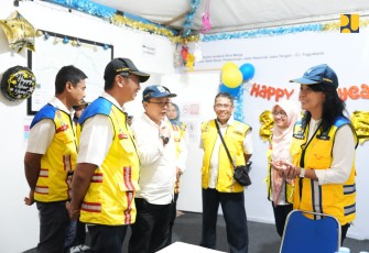 Wamen Diana saat Tinjau Kesiapan Posko Nataru 2024/2025 di Jawa Tengah