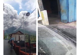 Gunung Merapi pasca Muntahkan Awan Panas