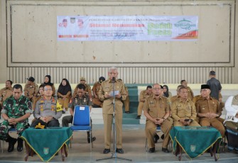 Bupati Asahan Serahkan Bantuan Beras 