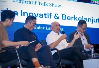 MenKopUKM Teten Masduki dalam acara dialog interaktif bertajuk ‘Penumbuhan Wirausaha Inovatif dan Berkelanjutan’ di Bandar Lampung, Lampung, Selasa (5/3/2024).