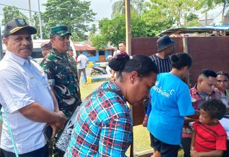 angdam Kasuari Bersama Forkopimda Papua Barat saat Terjun Langsung Kelapangan Pastikan Pemilu 2024 Aman Kondusif