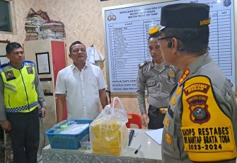 Kapolrestabes Medan saat Sidak Polsek Jajarannya