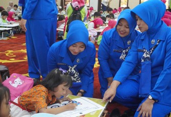 Puspomal Gelar Lomba Mewarnai Tingkat PAUD dan TK