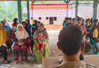 Satgas TMMD Kodim 0428/MM Edukasi Masyarakat Desa Lubuk Talang