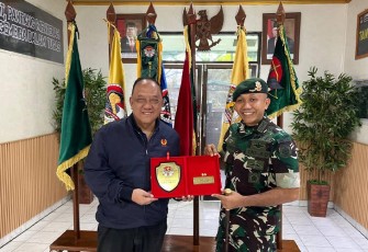 Ketua KONI Pusat saat Kunjungi Markas Pasukan Raja Kostrad