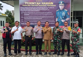 Bupati dan Kapolres Labusel Gelar Silaturahmi ke Koramil 11/Kotapinang