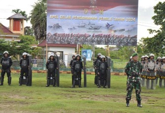 Satbrimob Polda Kalbar Apel Gelar Pasukan