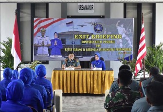 Exit Briefing Komandan Kolat Penerbal, Jumat (16/2/2024)