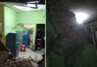 Dampak Gempa Bumi bermagnitudo 6.3 di wilayah Bengkulu, pada Jumat (23/5) dini hari.