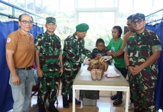 Korem 052/Wkr Wujudkan Senyum Sehat Anak-anak Warga Kapuk