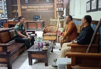 Dandim 0806/Trenggalek Jalin Sinergi dengan Dinas Pertanian dan Pangan
