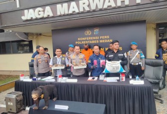 Polisi Tangkap Dua Orang Komplotan Pelaku Perdagangan Satwa Dilindung Negara di Medan 