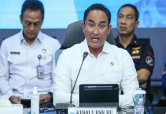 Kepala BNN RI Komjen Suyudi Ario Seto dalam jumpa pers di kantor BNN, Jakarta, Senin (15/9/2025)