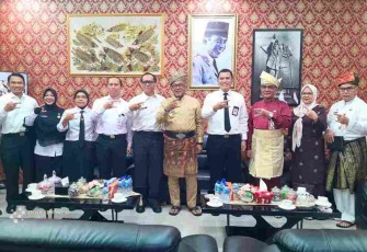 Wali Kota Lis saat Audiensi Bersama Kanwil Kemenkum