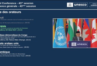 Pidato Mendikdasmen di Sidang Umum UNESCO