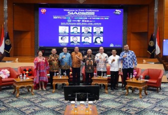 CEO Krista Exhibitions saat press conference di Balairung Soesilo Soedirman, Gedung Sapta Pesona Kementerian Pariwisata, Jakarta Pusat, Senin (3/11/2025). 