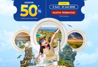 PT Pelni Berlakukan Diskon 50 Persen Tiket Kapal Penumpang 