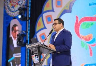 Menteri Ekonomi Kreatif (Menteri Ekraf) Teuku Riefky Harsya menghadiri perhelatan Malam Anugerah Serambi Ekraf Awards 2025. Menteri Ekraf Teuku Riefky mengapresiasi ajang penghargaan yang mengusung tema Menghargai Karya, Memajukan Bangsa