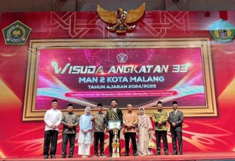 Mendes PDT Yandri Susanto menghadiri wisuda MAN 2 Kota Malang