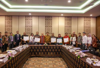 Menkes Budi Gunadi Sadikin dalam pertemuan Sasakawa Health Foundation di Bali, Senin (7/7)