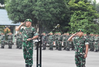 Korem 041/Gamas Laksanakan Upacara Bulanan