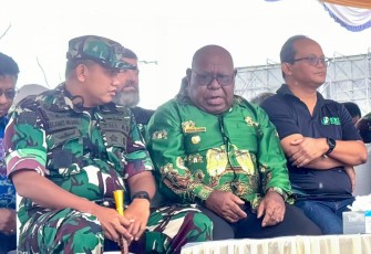 Komandan Kodim 1710/Mimika, Letkol Inf M. Slamet Wijaya, S. Sos., M. Han., M.A. menghadiri acara pembukaan Pameran Lingkungan Hidup yang diselenggarakan oleh PT Freeport Indonesia dan Pemkab Mimika dalam rangka memperingati Hari Lingkungan Hidup Sedunia 2025
