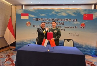 Bakamla RI dan China Coast Guard Gelar Pertemuan Tingkat Tinggi Perdana di Beijing