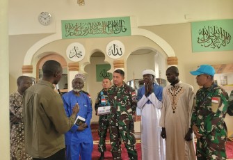 Satgas BGC Monusco Sosialisasi di Masjid Said Kanyasi Village Kongo