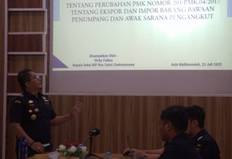 Bea Cukai Lhokseumawe Perkuat Kompetensi Pegawai Hadapi Rencana Dibukanya Rute Pelayaran Internasional