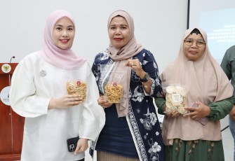 Ketua Tim Penggerak PKK Kabupaten Bintan Hafizha Rahmadhani, hadir dan membuka langsung kegiatan Bimtek Keamanan Pangan