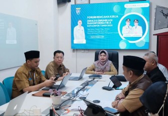 Forum Rencana Kerja (Renja) Dinas Komunikasi dan Informatika (Diskominfo) Kota Depok dilaksanakan secara daring, Senin (10/03/25)