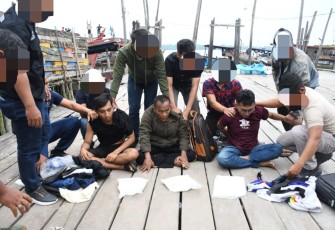 TNI AL Gagalkan Penyelundupan 4,5 Kg Sabu di Perairan Asahan 