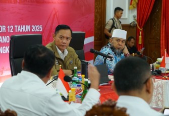 Menteri Koordinator Bidang Infrastruktur dan Pembangunan Kewilayahan RI, Agus Harimurti Yudhoyono (AHY), memimpin Rapat Evaluasi Pelaksanaan Instruksi Presiden (Inpres) Nomor 12 Tahun 2025 tentang Penanganan Pulau Enggano dan Normalisasi Alur Pulau Baai