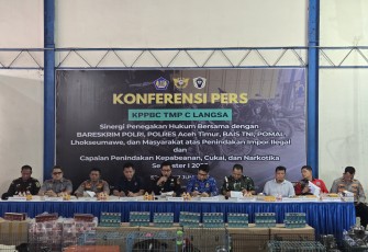 Bea Cukai dan Aparat Gabungan Gagalkan Penyelundupan Barang Impor Ilegal
