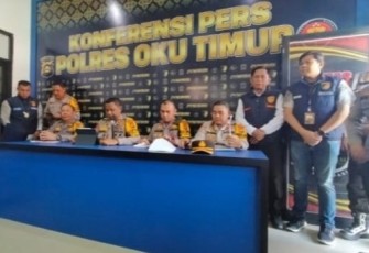 Press release Polres Oku Timur